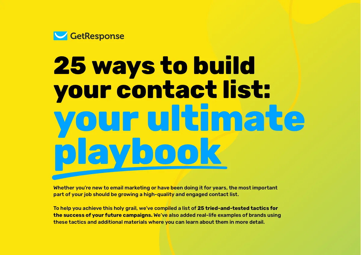 25 Ways to Build Your Contact List